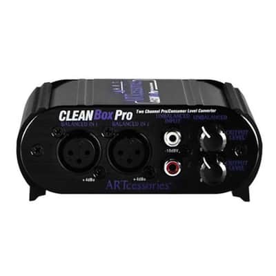 ART Two Channel Pro Converter. XLR, RCA and 1/8" I/O w/ 12V AC Adaptor image 1
