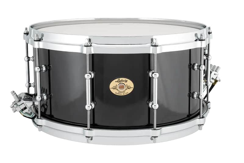 Ludwig LCS514TD0G Concert Snare Drum - Black Cortex Finish image 1