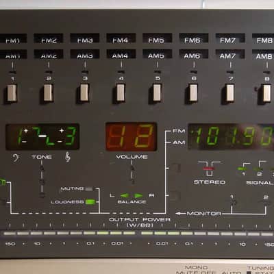 1984 Pioneer SX-9 Computer Controlled Receiver 125 Watts per Chan Stereo Amplifier Xlnt in Box Rare! image 3