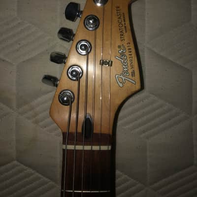 2007 Made in Mexico Fender Stratocaster (Kurt Cobain “Vandalism Strat” Copy) image 3