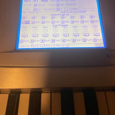 Immagine Korg Trinity Pro 76-Key 32-Voice Polyphonic Workstation 1996 - 1998 - Silver - 2