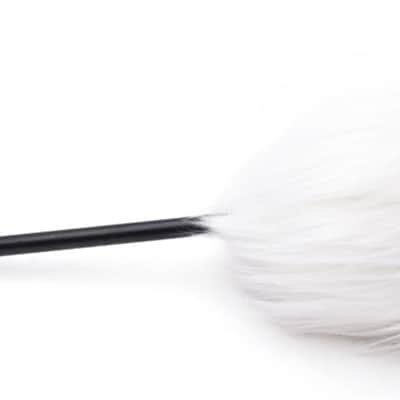 Danmar - 209W - Fuzzy Bass Drum Beater - White image 1