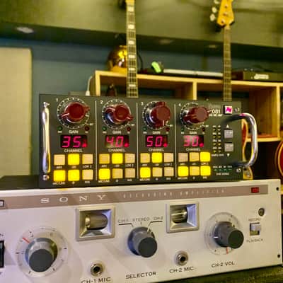 Neve 4081 quad mic preamp original ams discrete analog microphone preamp preamplifier image 2
