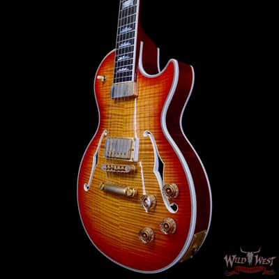 2014 Gibson 120th Anniversary Les Paul Supreme Flame Maple Top & Back Mahogany Middle Sunburst 8.40 LBS image 2