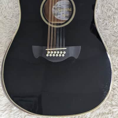 Tagima Sierrena XII EQ BK Acoustic Electric  12 String Guitar, Black Gloss image 9