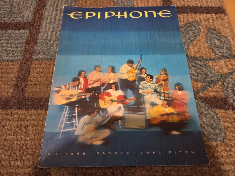 Vintage 1964 Epiphone Full-Line, Full-Color Catalog! Rare, Original Case Candy, Paperwork! image 1