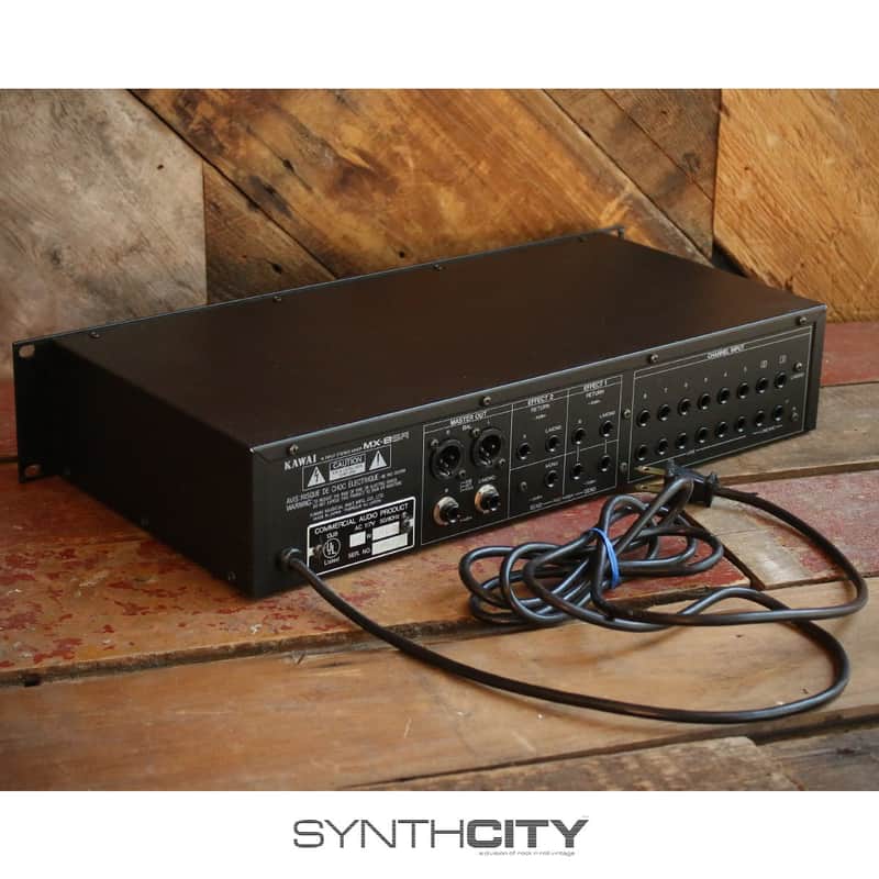 1980's Kawai MX-8SR 8-Channel Stereo Mixer Rackmount MX8SR | Reverb