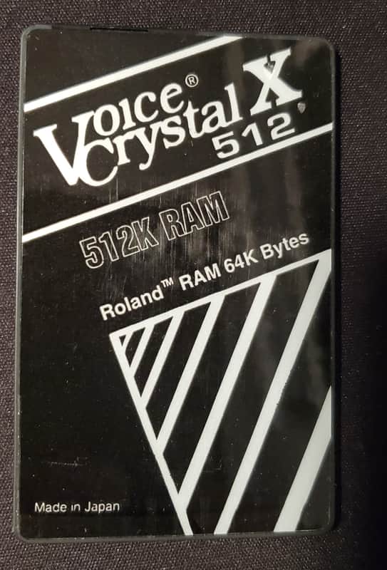Voice Crystal X 512K RAM for Roland image 1