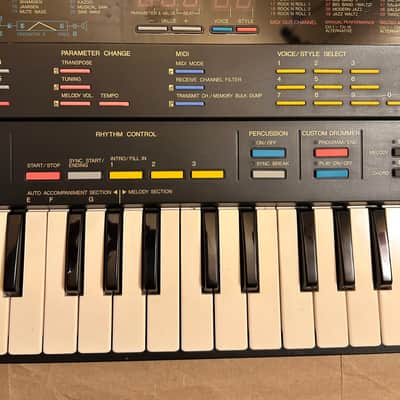 Yamaha PortaSound PSS-580 1990s 49Key keyboard FM Synth Module, Custom Drummer, MIDI Excellent Condition image 6