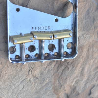 Fender Telecaster Bridge Plate :: 1967 :: Old and Vintage (not a reissue) image 3