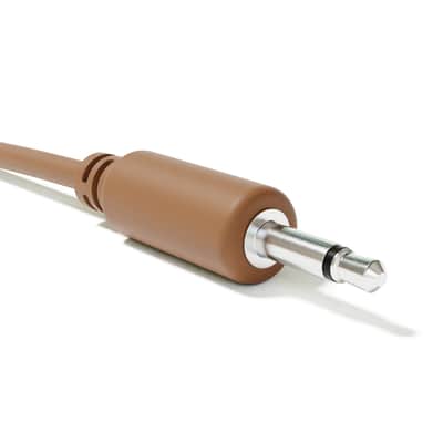 ExcelValley [Brown | 200 cm - 78.74"] 5-Pack - Mono Modular Patch Cables Eurorack Synthesizer image 3