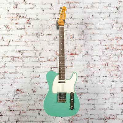 Fender - Custom Shop 1960 Telecaster Custom Journeyman - Electric Guitar - Seafoam Green Sparkle - w/ Hardshell Case - x9575 image 2