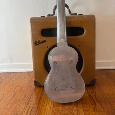 Gibson E-150 Model Lap Steel Electric Guitar - 1935, 1930s, Racing Stripe Tweed Case, EHG-150, EH-150, Charlie Christian Pickup image 6