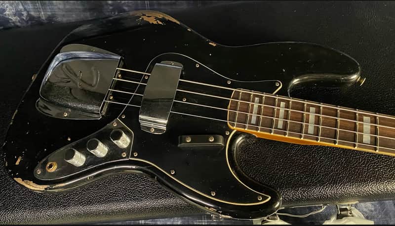 Fender Custom Shop Limited Edition Custom Jazz Bass Heavy Relic - Aged Black - Authorized Dealer - G02846 - 9.5lbs - Open BOX - SAVE BIG! image 1