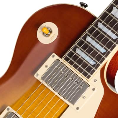 Epiphone 1959 Les Paul Standard Reissue Golden Poppy Burst - Single Cut Electric Guitar image 5