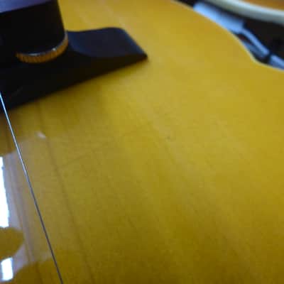 Epiphone Joe Pass Emperor II VS w/Case( Considered 2nd ) : Frets Leveled , Crowned & Dressed 2007 - Vintage Sunburst image 4