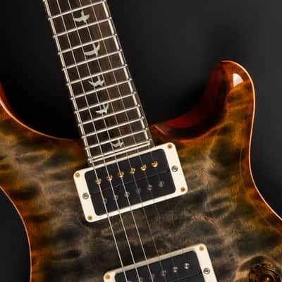 2015 PRS 30th Anniversary Wood Library Custom 24 Quilt 10-Top - Burnt Maple Leaf | USA Limited Edition Satin Flame Maple Neck Ziricote Fretboard 3.4kg | Coa OHSC image 22