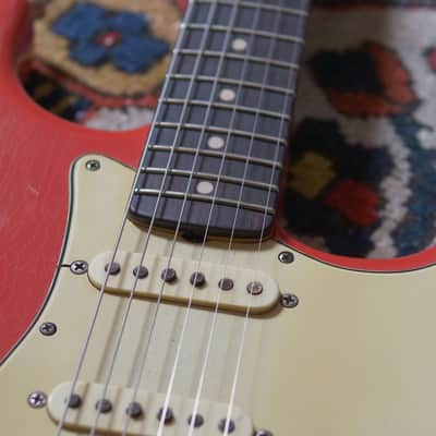 MB Guitars 62-S  2024 - Fiesta Red Hardtail image 5