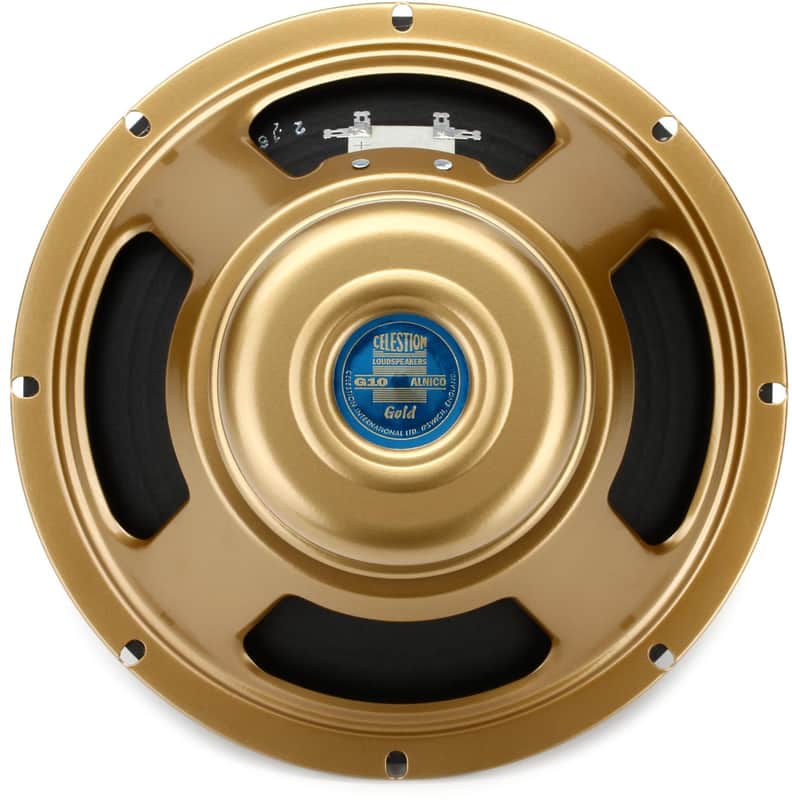 Celestion G10 Gold 10 inch 40-watt Alnico Replacement Guitar Speaker - 16 Ohm (3-pack) Bundle image 1