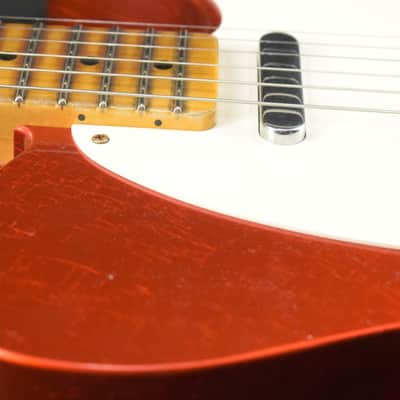 Mint Fender Custom Shop '57 Telecaster Journeyman Relic - Aged Candy Tangerine image 4