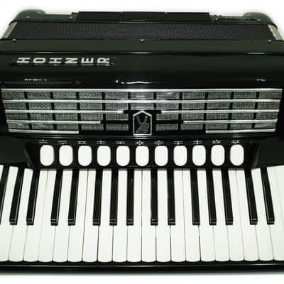 Hohner Favorit IV P Vintage Piano Accordion made in Germany, Original Keyboard Accordian, incl. Straps and Hard Case, 2659 image 6
