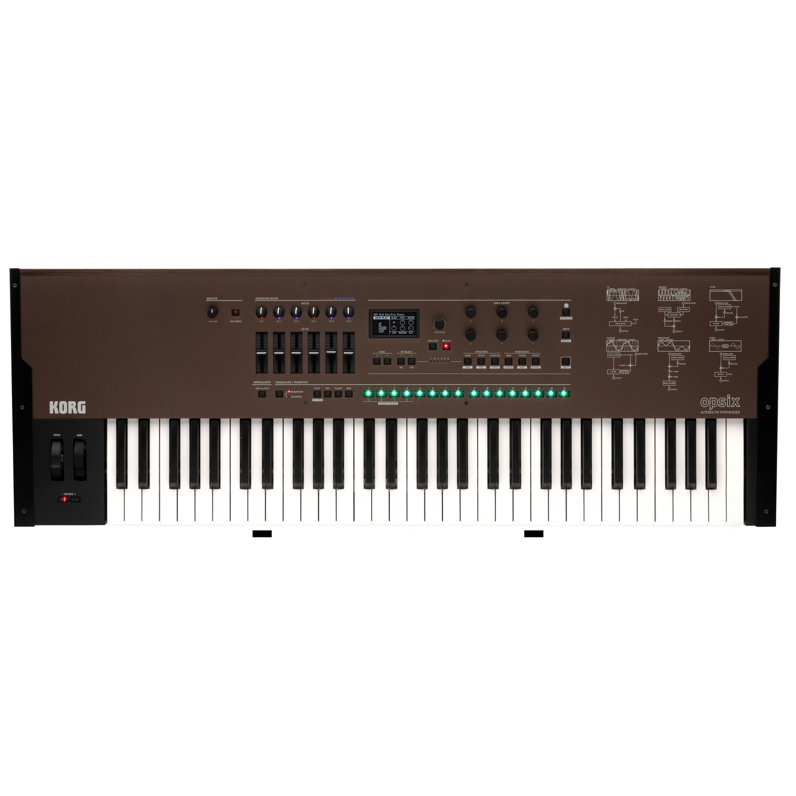 KORG opsix 61鍵 FMシンセサイザー Amazon | KORG コルグ/OPSIX SE Platinum 61鍵FMシンセサイザー
