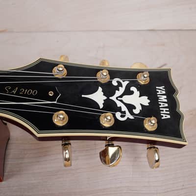 Yamaha SA-2100 Semi-Hollow Body MIJ 1984 Burgundy Vintage Made in Japan w/ Bag image 3