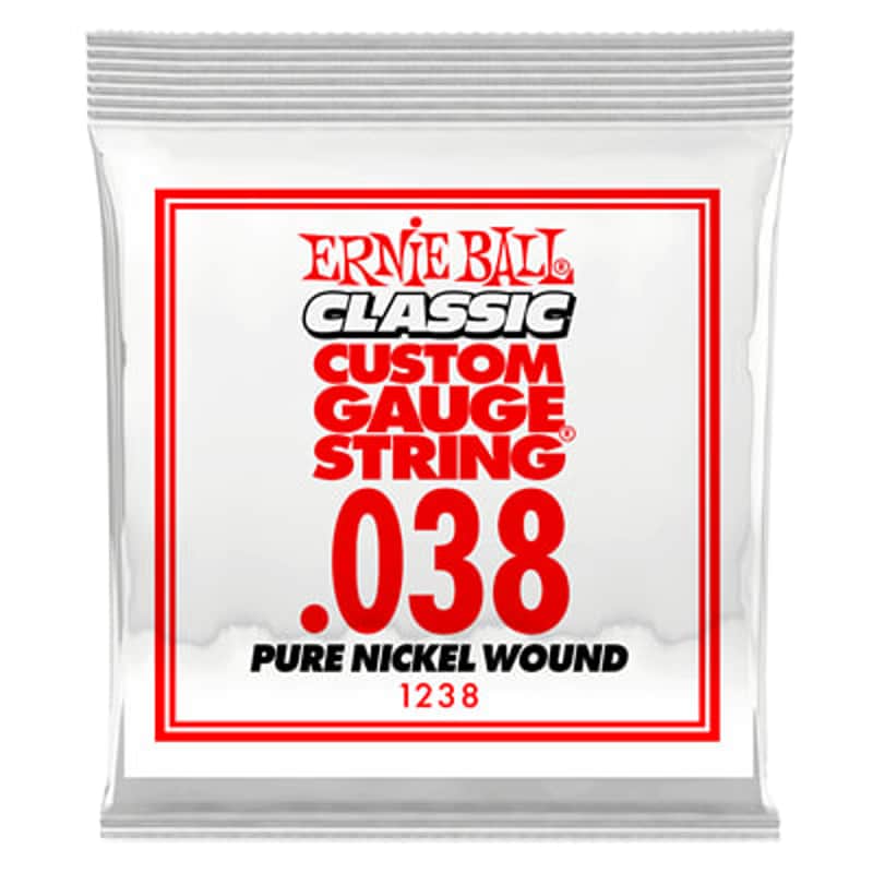 Ernie Ball Ernie Ball .038 Pure Nickel Round Wound Nickel