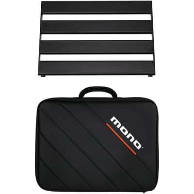 MONO Rail Pedalboard, Black, with Stealth Club Case, Small image 1