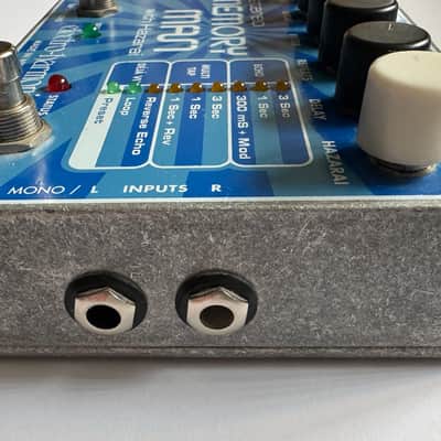Electro-Harmonix Stereo Memory Man With Hazarai Digital Delay / Looper 2007 - Present - Blue image 3