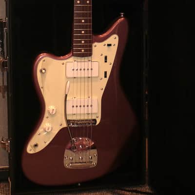 Fender Japan CIJ Q Jazzmaster Reissue Left-Handed MIJ JM66-96L Burgundy Mist MH image 6
