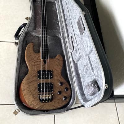 Wal Mk. I Fretless Bass 1986 - crazy cool Acid Stained Birdseye Maple w/a Lined Fingerboard. image 14