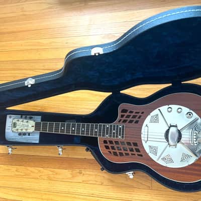 National Reso-Phonic Reso Rocket WB (Wood Body) 2023 Mahogany w/ Hotplate - IN STOCK NOW! image 6