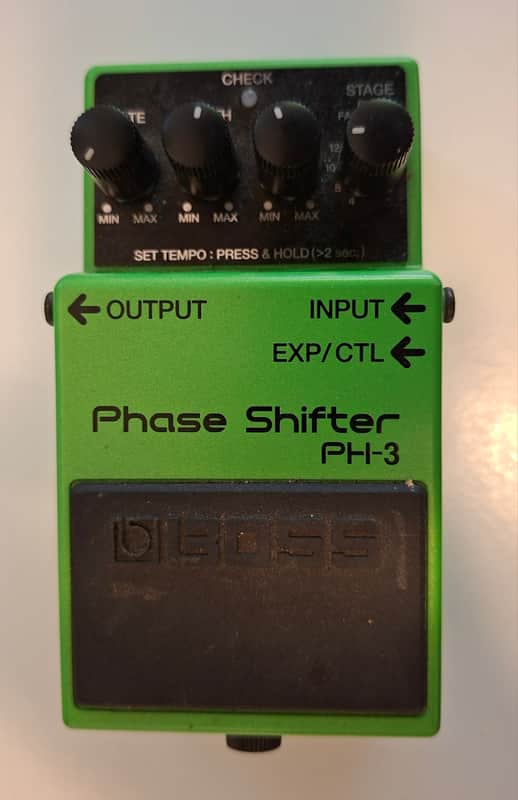 Boss PH-3 Phase Shifter (Dark Gray Label) 2000 - Present - Green image 1