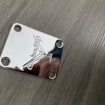 Fender Masterbuilt Custom Shop Neck Plate Masterbuilder Cruz era 2000 Chrome image 6