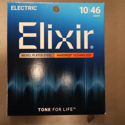 Elixir 12052 Nanoweb 010-046 for Electrc Guitar image 1