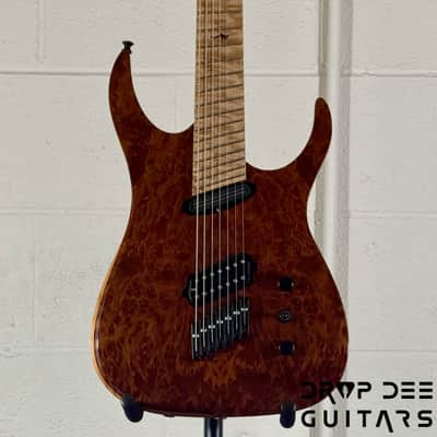 Ormsby Custom Shop Hypemachine 7 Multiscale 7-String Electric Guitar w/ Case-Redwood image 1