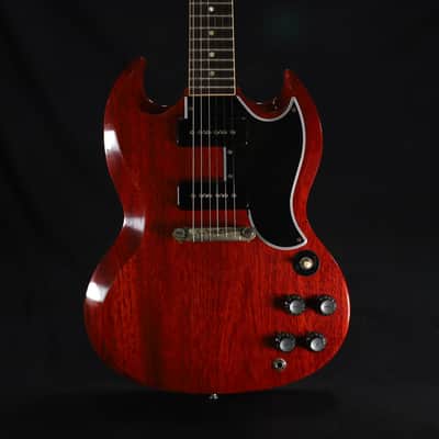 Gibson Custom Shop 1963 SG Special Reissue Lightning Bar VOS Cherry Red - SGSP63VOCHNH1 373 image 9