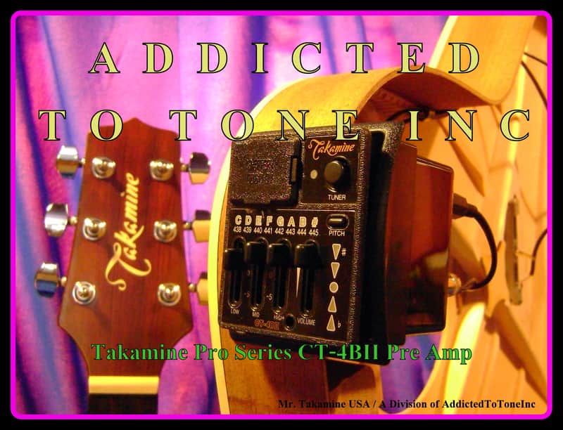 Takamine CT4BII / CT4B2 ProSeries Acoustic Guitar Preamp NEW image 1