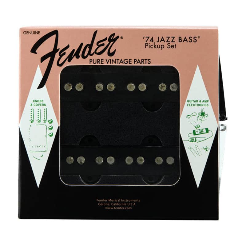 Fender Pure Vintage '74 Jazz Bass Pickup Set 0992243000 image 1