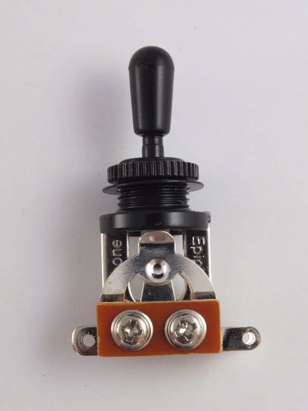 2023 Guitars Electric Ltd 3 Way Toggle Switch Black + Black Tip