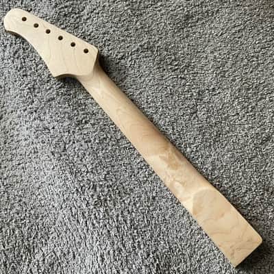 Short Scales Maple Wood Guitar Neck, 21 Frets Fingerboard image 14