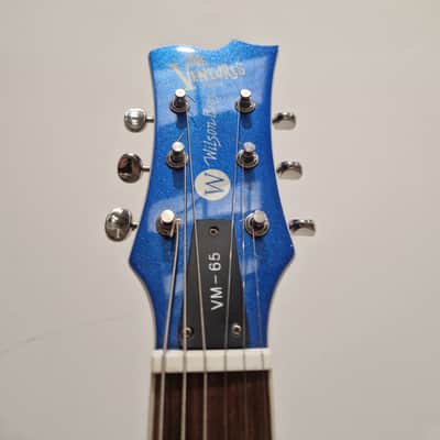 Wilson Bros The Ventures VM-65 - Electric Guitar - Blue - Good w/ Hard Case image 5