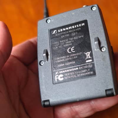 Sennheiser Sennheiser EK100 G2 D Bodypack Receiver – 788–822 MHz – Clean & Reliable image 8