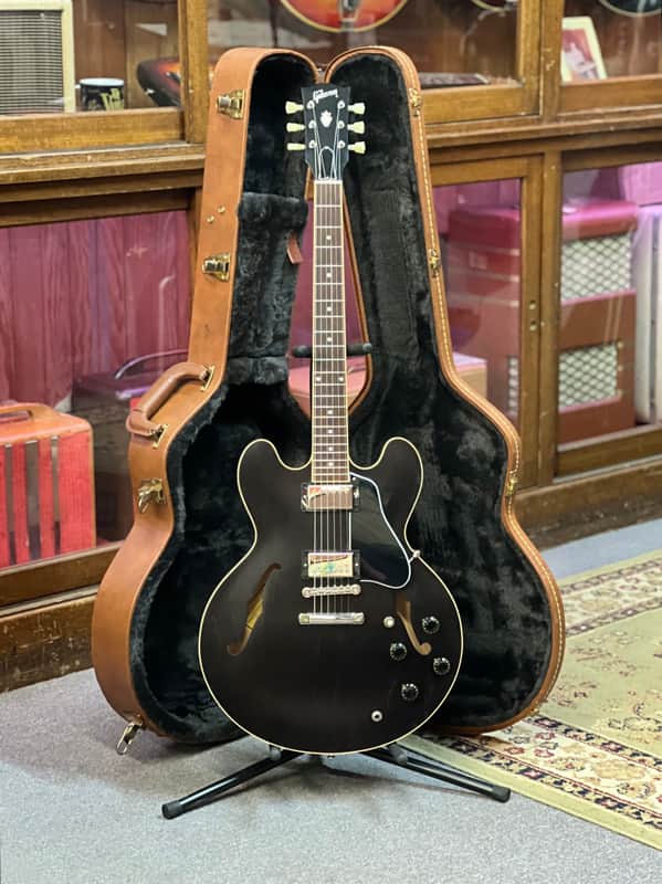 2019 Gibson Memphis ES-335 Dot - Satin Translucent Black