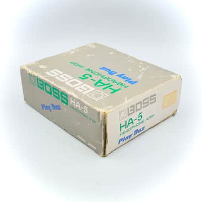 Boss HA-5 Play Bus Guitar Headphone Amp With Original Box 1987 Made in Japan 831449 image 12