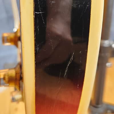 Vintage 1960s Ventura Semi-Hollow Electric Guitar Sunburst image 16