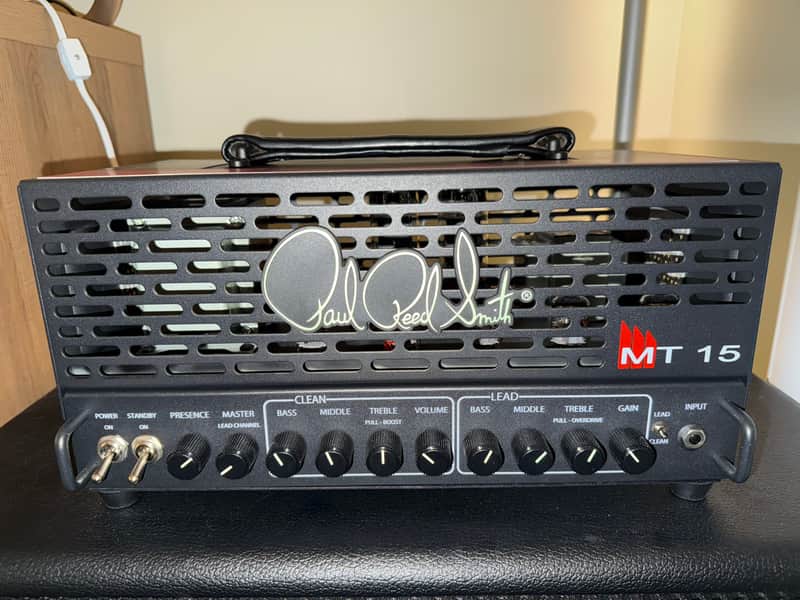 PRS MT 15 V2 Mark Tremonti Signature 2-Channel 15-Watt Guitar Amp Head 2025 - Present Black image 1
