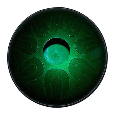 Idiopan DPD14-08D2-EGE Dual Tone 14-Inch Tunable Steel Tongue Drum w/Pickup image 1
