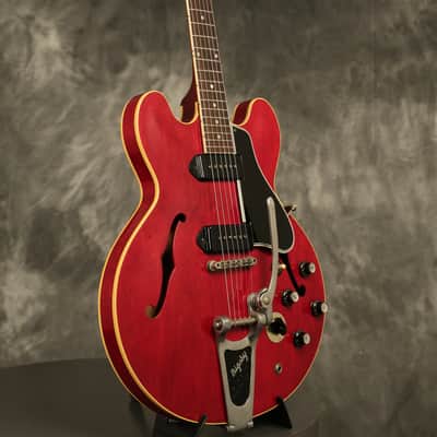 1961 Gibson ES-330 Cherry RARE original STEREO Varitone image 7